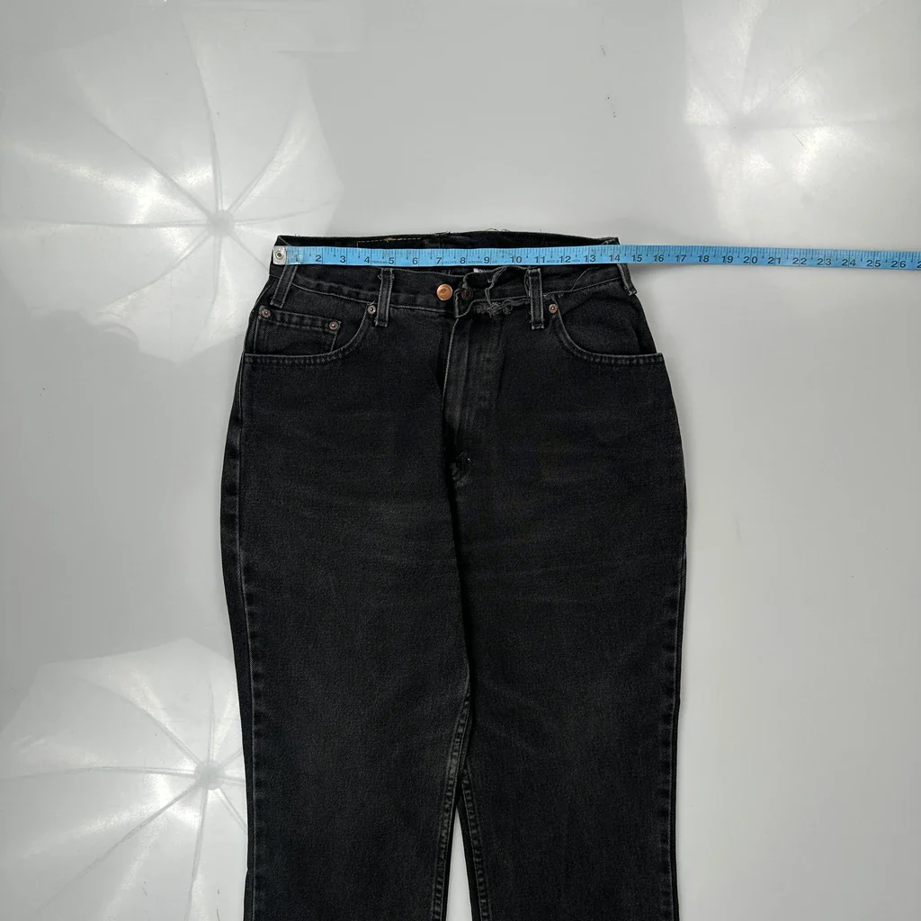 Levis Jeans - 28W UK 8 Black Denim - Image 3