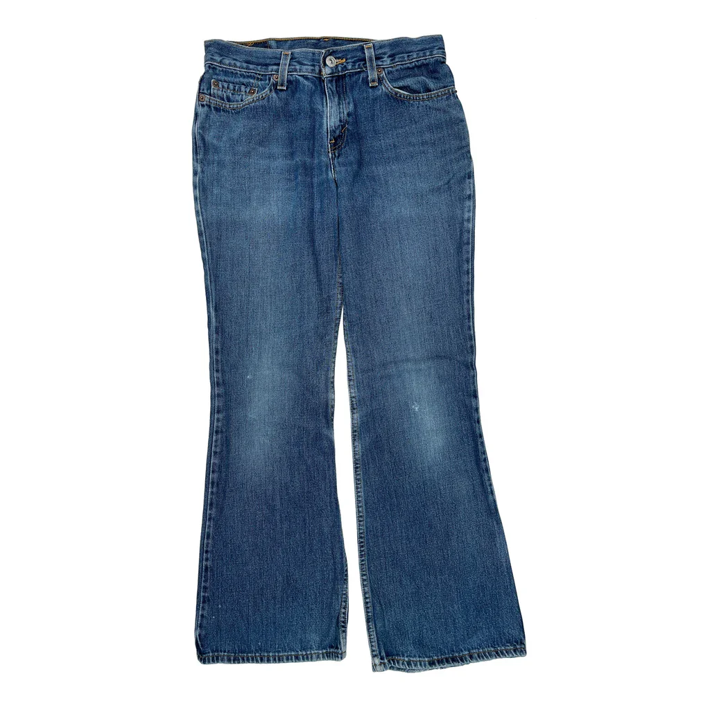 Levis Boot Cut Jeans - 28W US 4 Blue Denim - Image 2