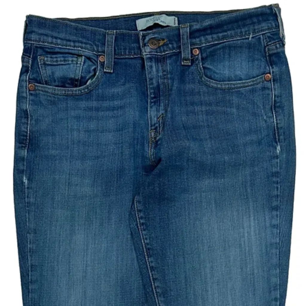 Levis Boot Cut Jeans - 30W UK 10 Blue Cotton - Image 10