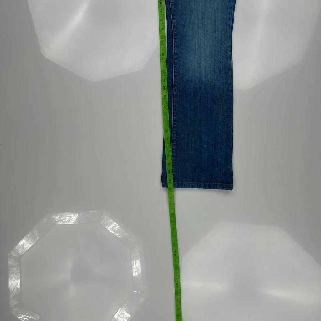Levis Boot Cut Jeans - 30W UK 10 Blue Cotton - Image 5