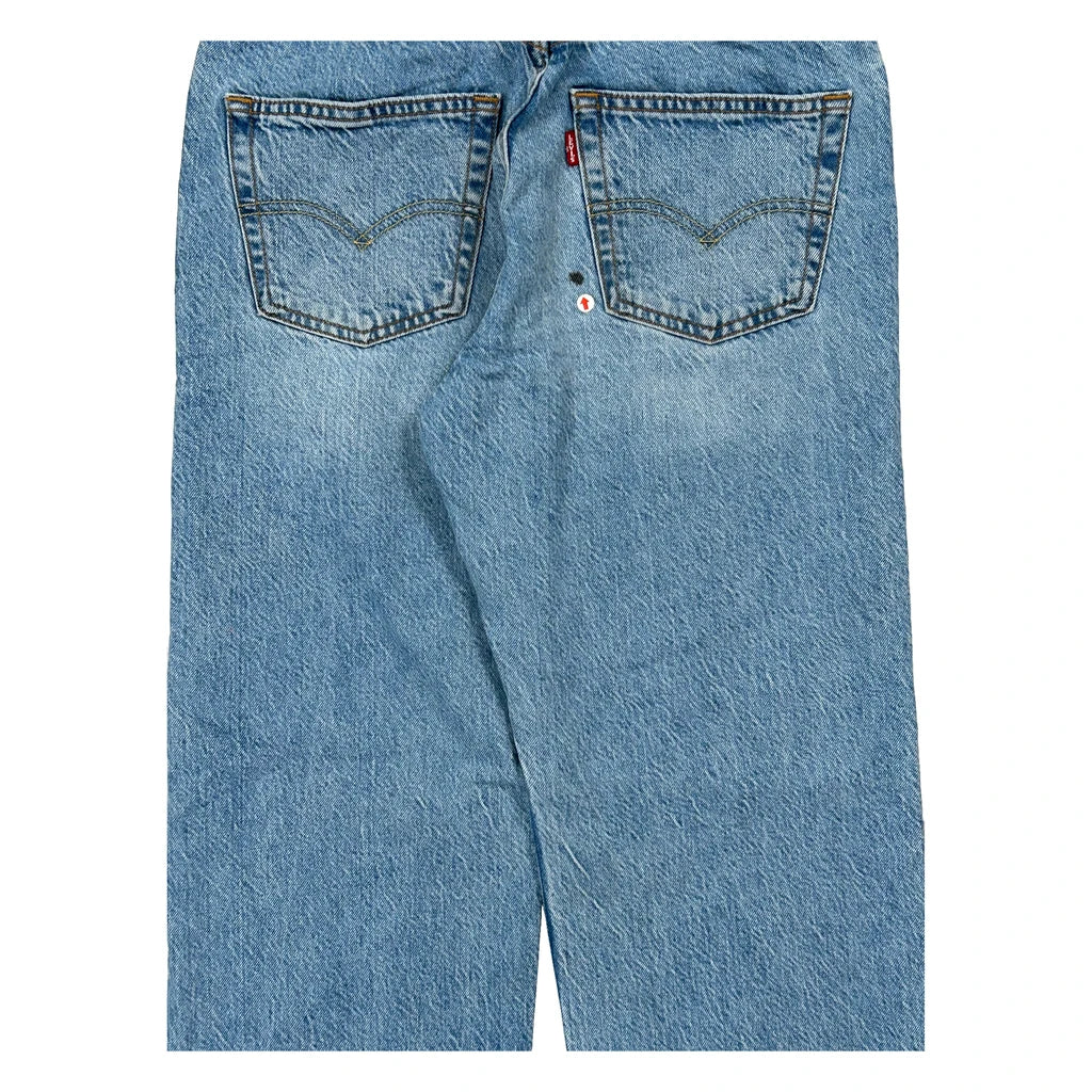 Levis Cropped Jeans - 30W UK 10 Blue Cotton - Image 2