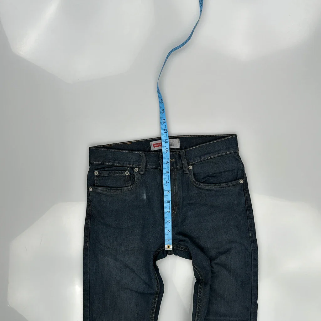 Levis Skinny Jeans - 31W US 8 Blue Cotton - Image 4
