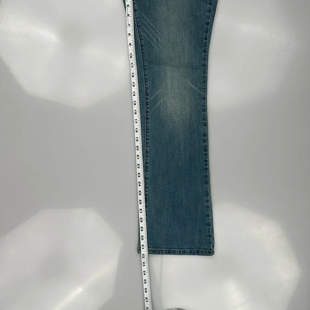 Levis Boot Cut Jeans - 31W UK 12 Blue Denim - Image 5