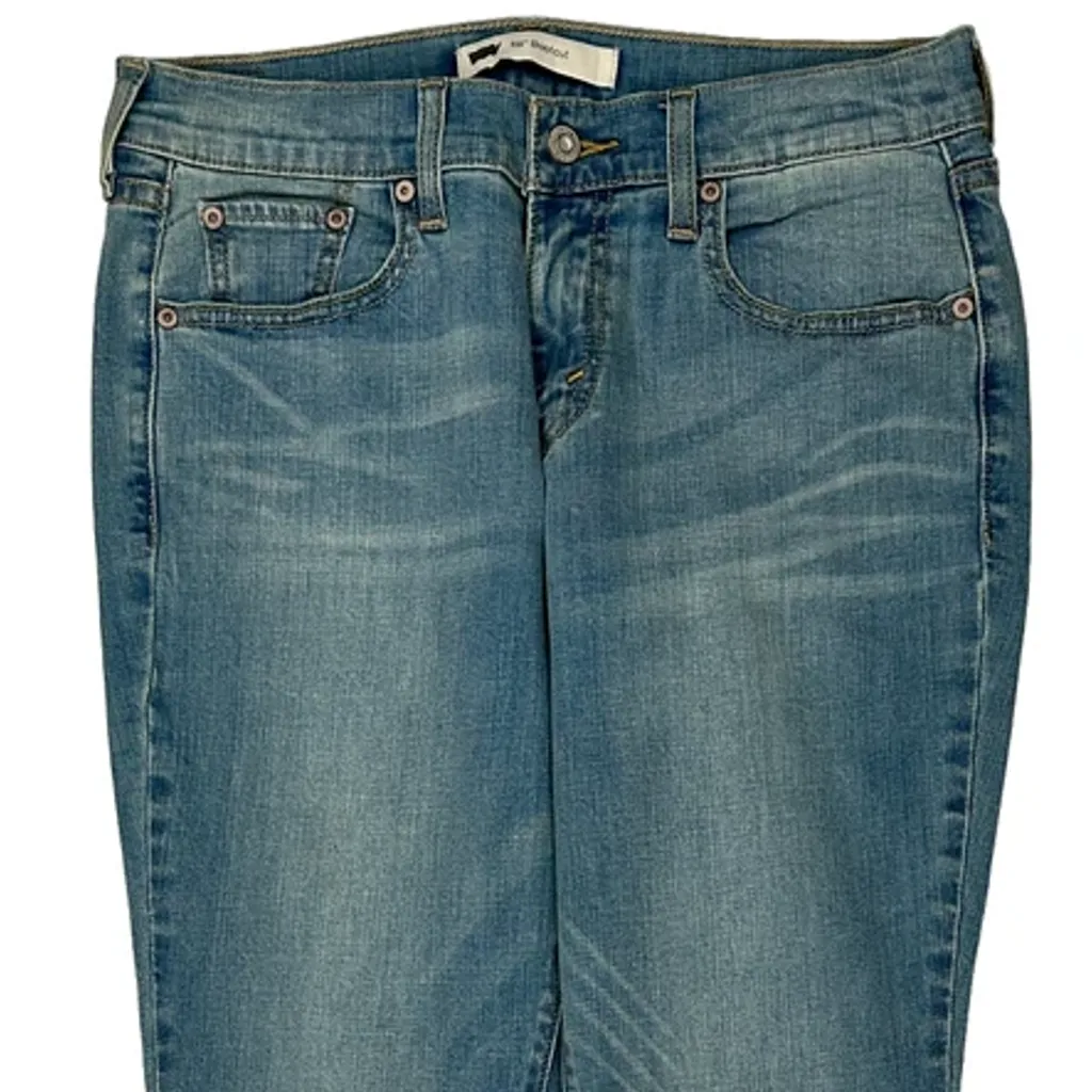 Levis Boot Cut Jeans - 31W UK 12 Blue Denim - Image 9