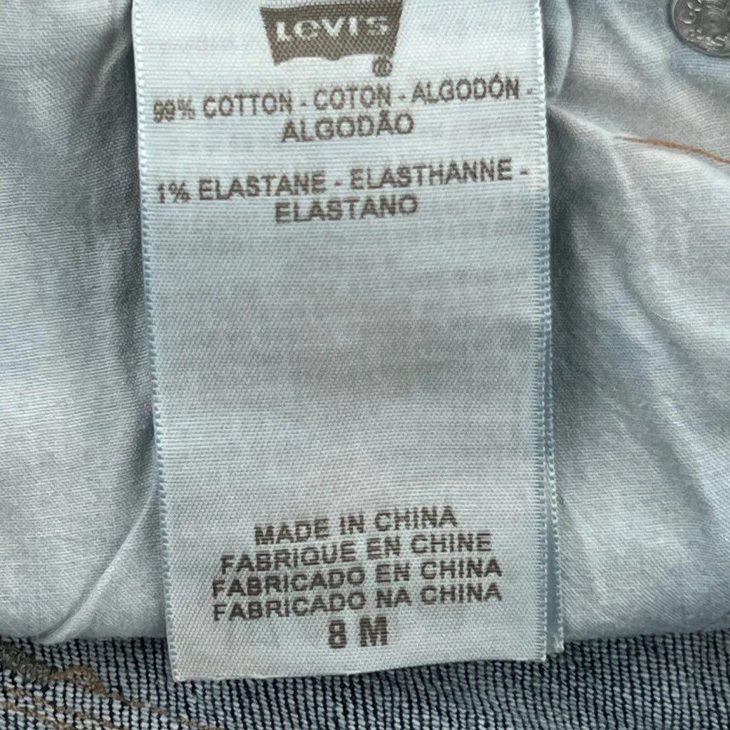Levis Boot Cut Jeans - 32W US 8 Blue Cotton - Image 6
