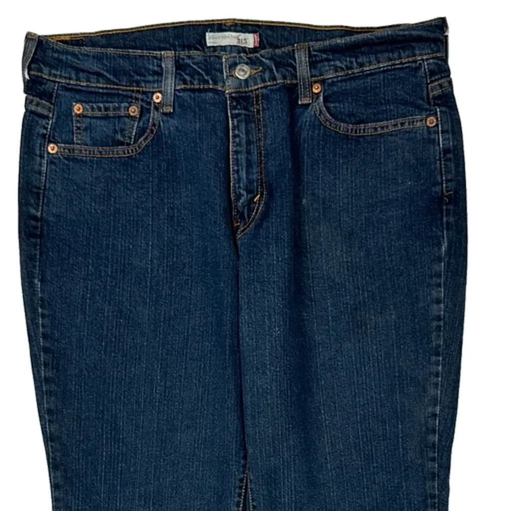 Levis Boot Cut Jeans - 34W UK 14 Blue Cotton - Image 10