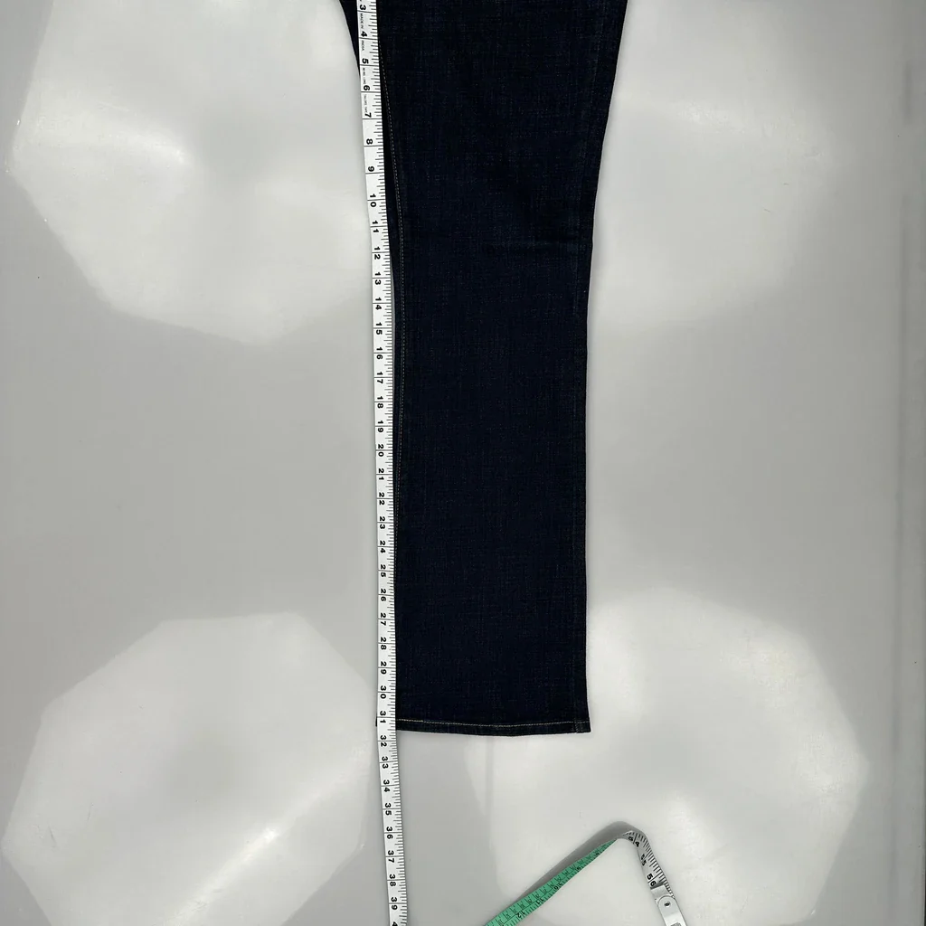 Levis Boot Cut Jeans - 32W UK 10 Dark Wash Denim - Image 5