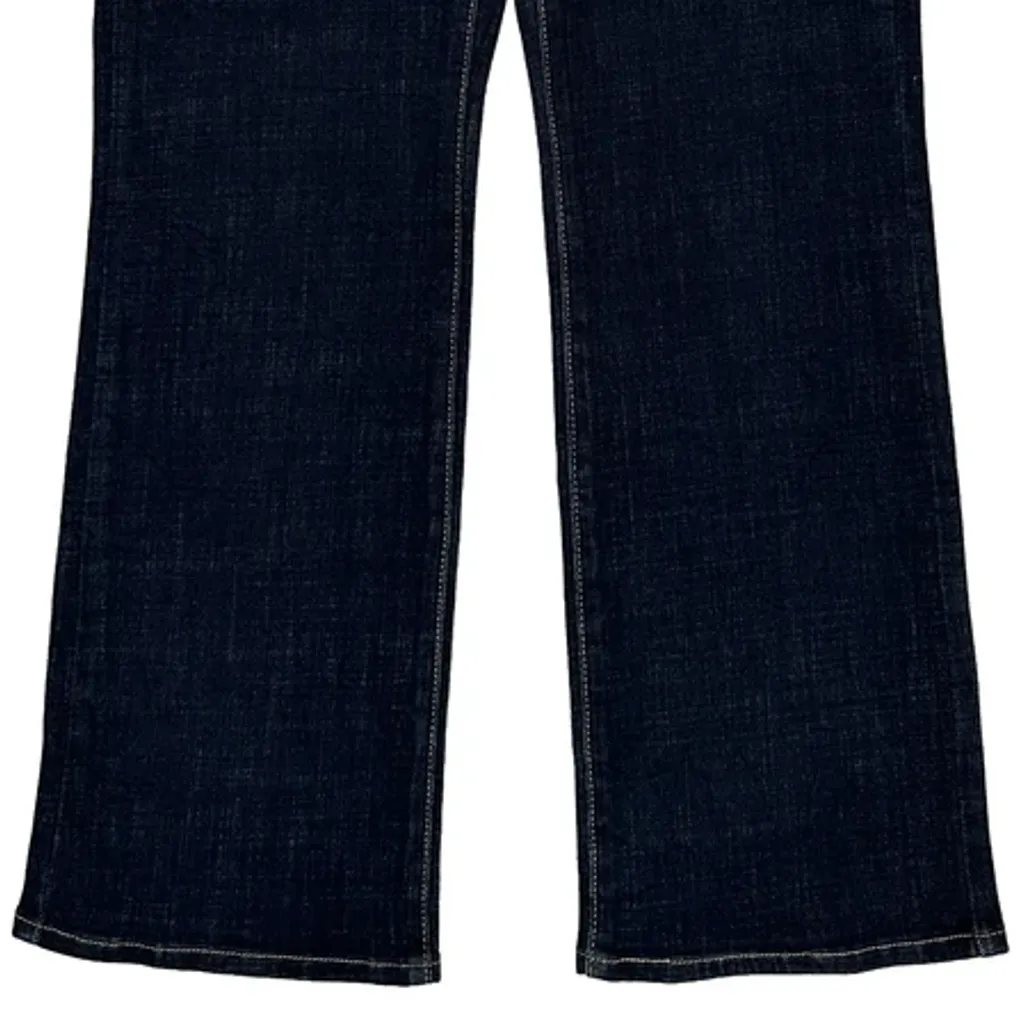 Levis Boot Cut Jeans - 32W UK 10 Dark Wash Denim - Image 9