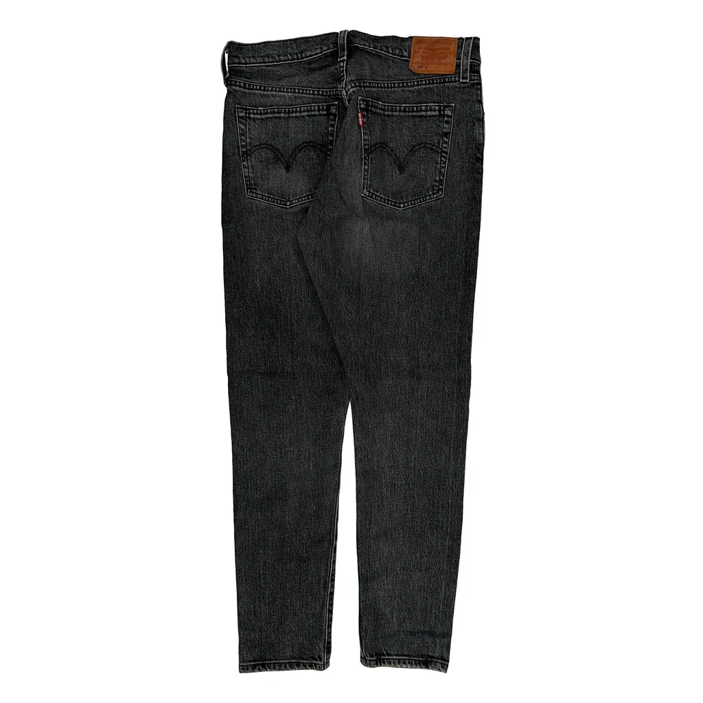 Levis 501 Slim Jeans - 29W UK 10 Grey Cotton
