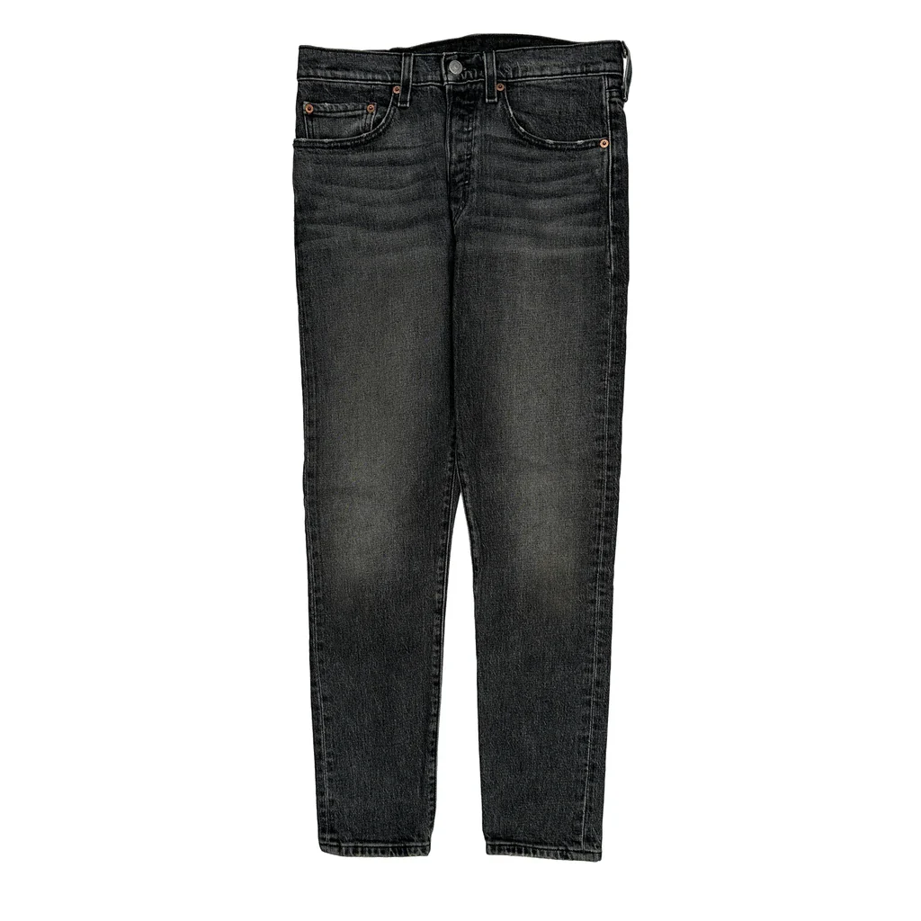 Levis 501 Slim Jeans - 29W UK 10 Grey Cotton - Image 2