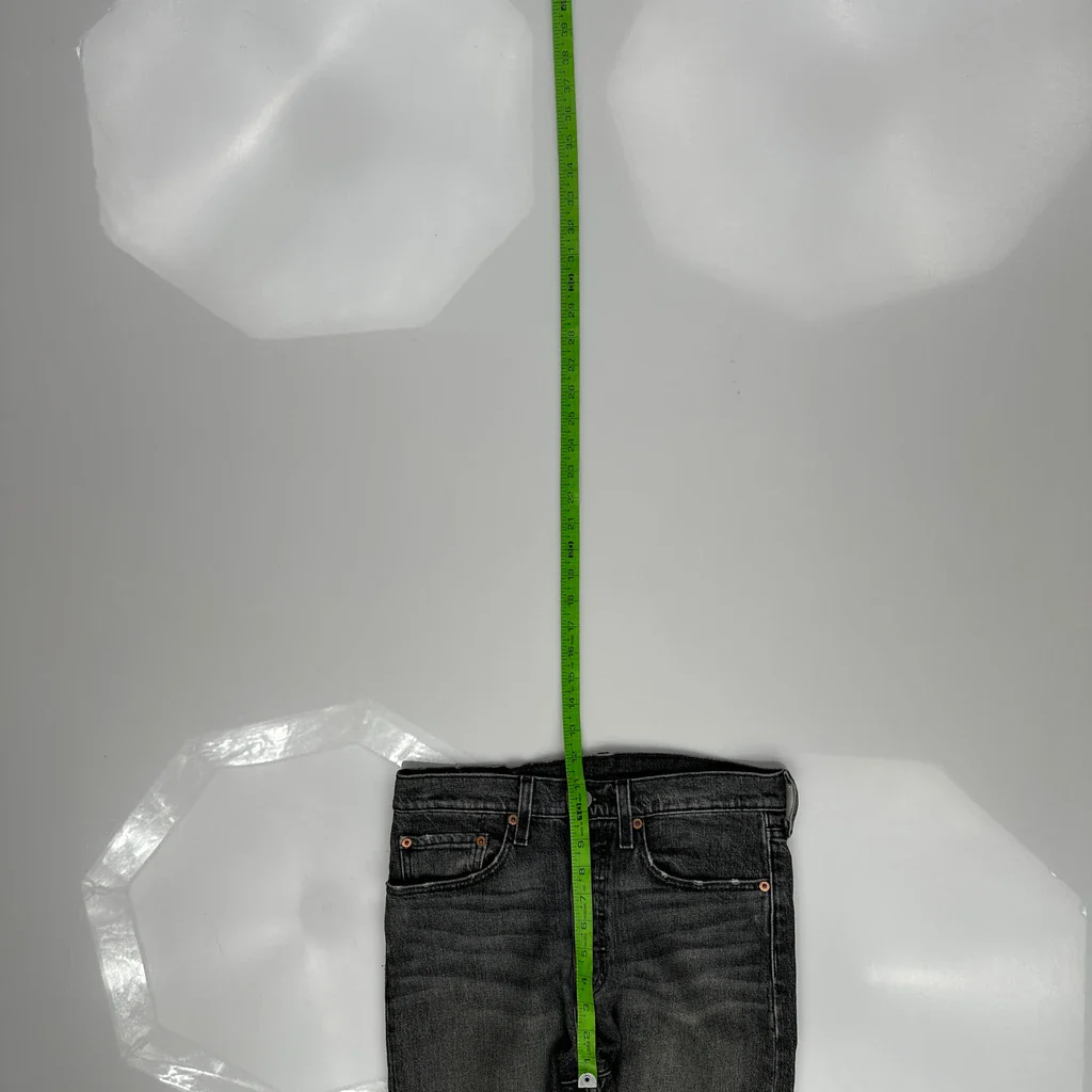 Levis 501 Slim Jeans - 29W UK 10 Grey Cotton - Image 4