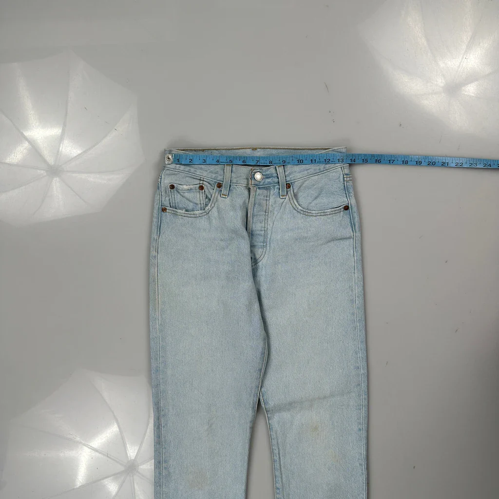 Levis Jeans - 25W UK 6 Light Wash Cotton - Image 3