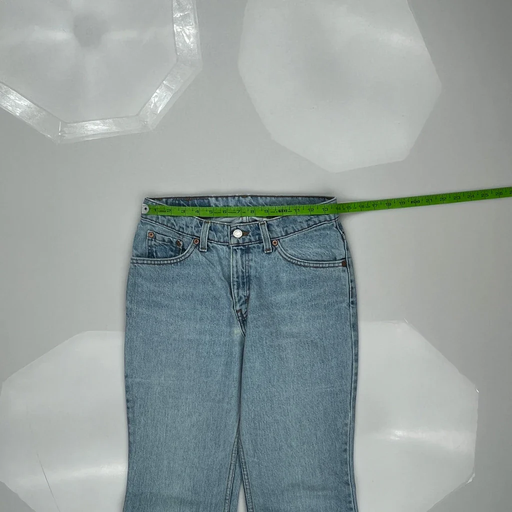 Levis Jeans - 28W UK 8 Light Wash Denim - Image 3