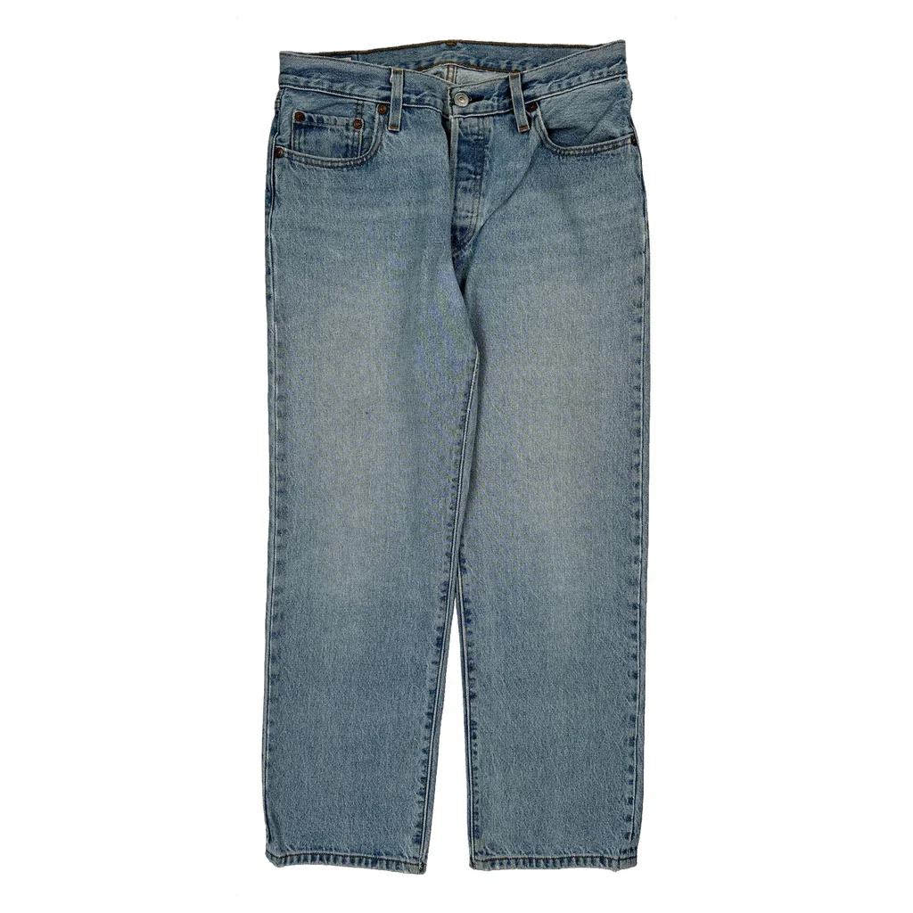 Levis Jeans - 28W UK 8 Light Wash Cotton - Image 2