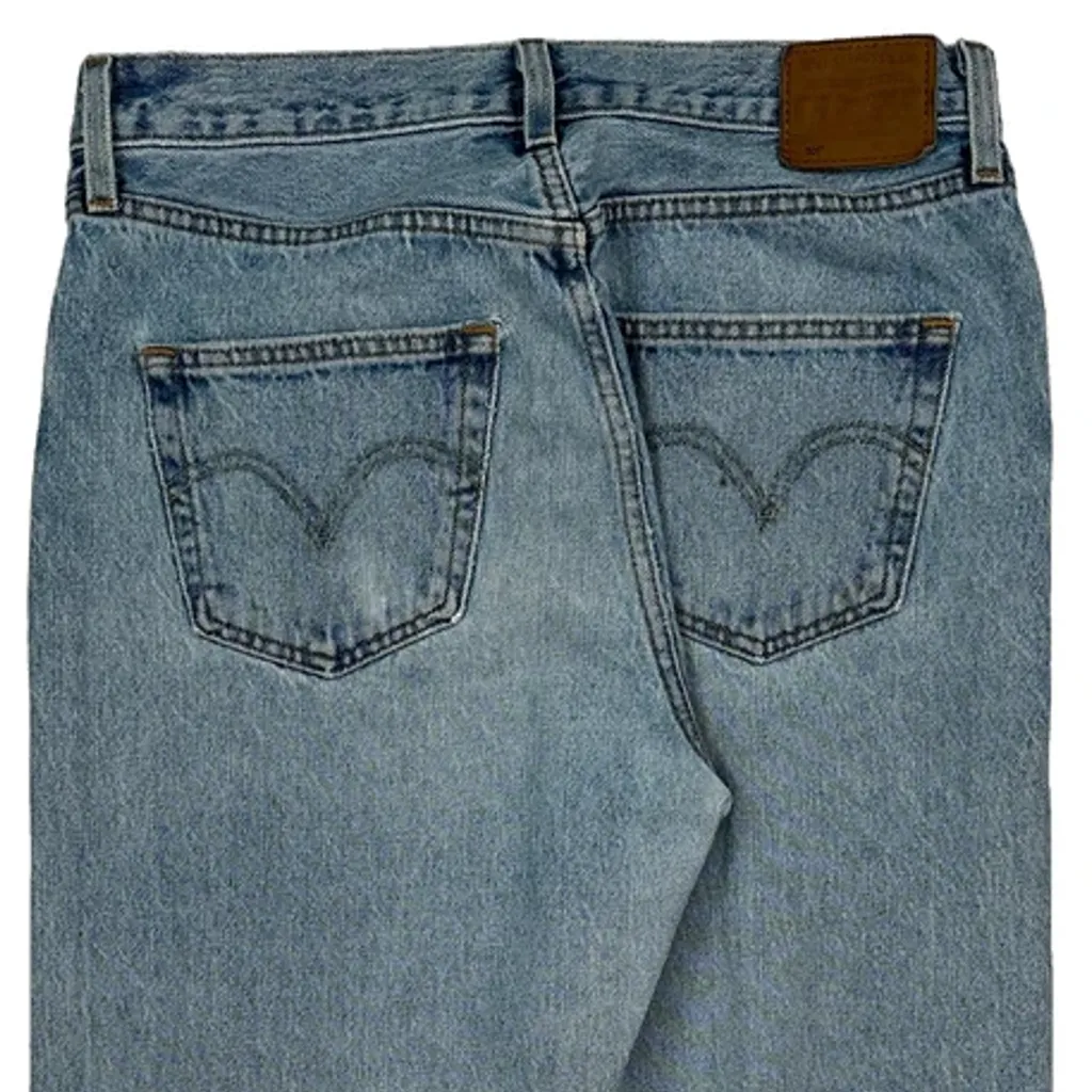 Levis Jeans - 28W UK 8 Light Wash Cotton - Image 7