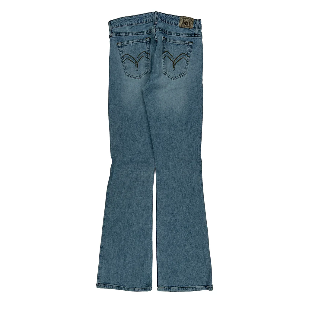 Levis Boot Cut Jeans - 28W UK 8 Light Wash Cotton