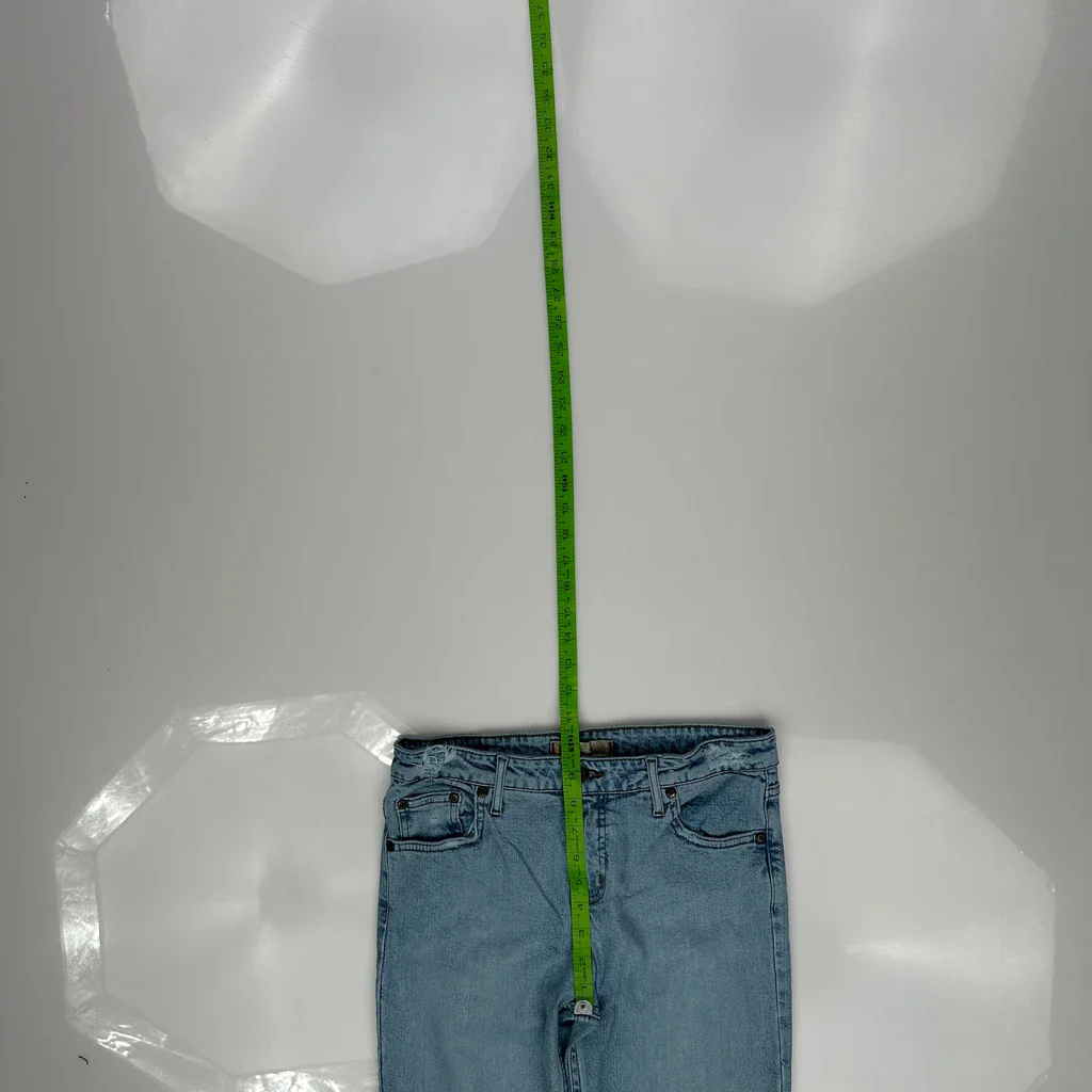 Levis Boot Cut Jeans - 28W UK 8 Light Wash Cotton - Image 4