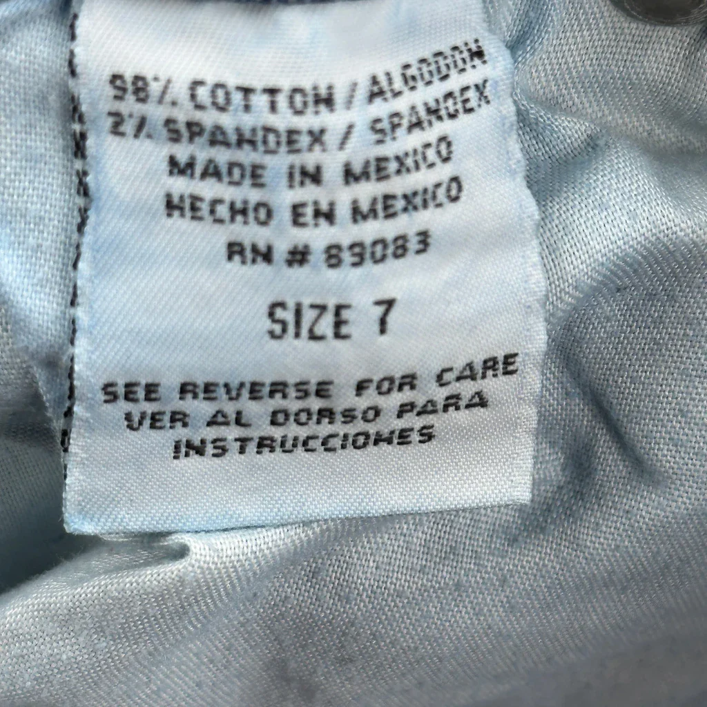 Levis Boot Cut Jeans - 28W UK 8 Light Wash Cotton - Image 6
