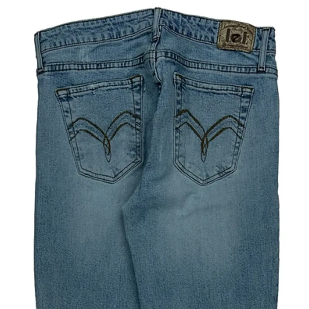 Levis Boot Cut Jeans - 28W UK 8 Light Wash Cotton - Image 7