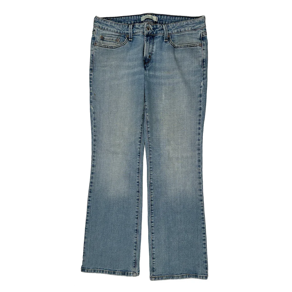 Levis Boot Cut Jeans - 32W UK 12 Light Wash Cotton - Image 2
