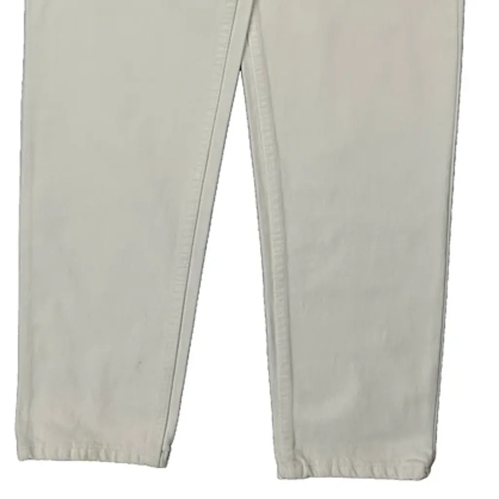 Levis Slim Fit Jeans - 27W UK 8 White Cotton - Image 10