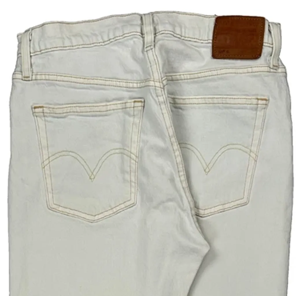 Levis Skinny Jeans - 28W UK 8 White Cotton - Image 7