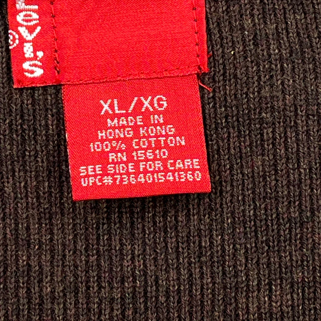 Levis Jumper - XL Brown Cotton - Image 3
