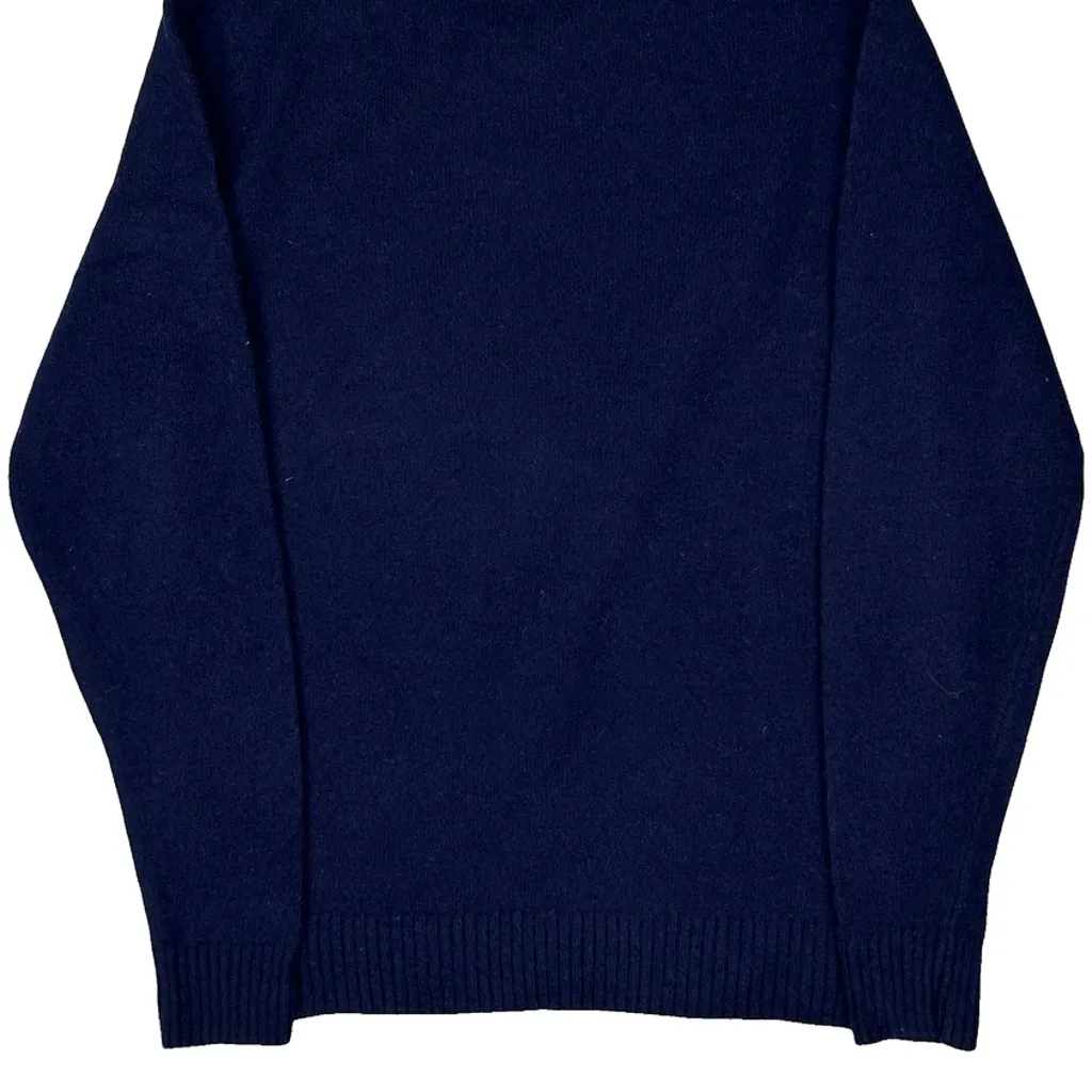 Levis Jumper - Medium Navy Wool - Image 6