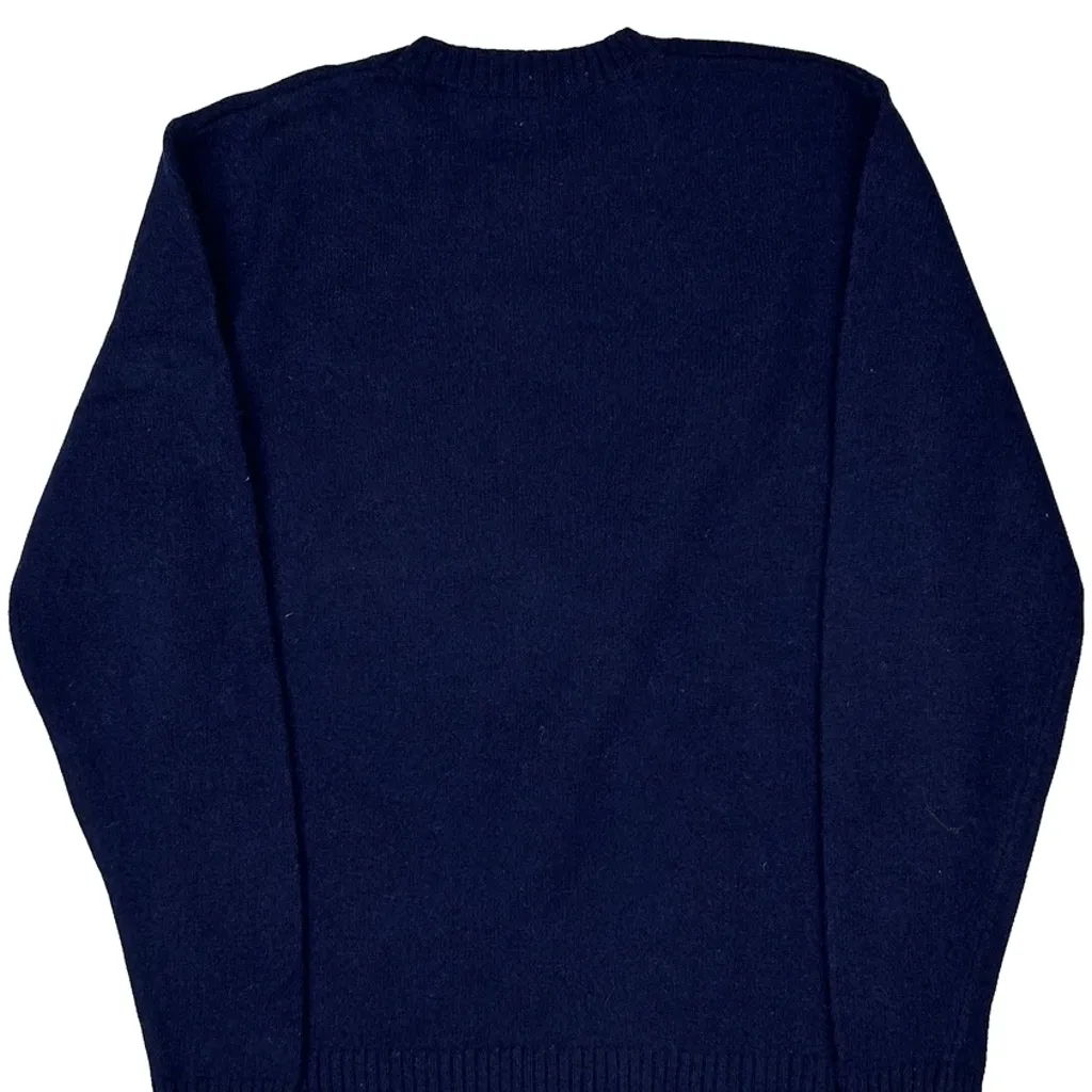 Levis Jumper - Medium Navy Wool - Image 7
