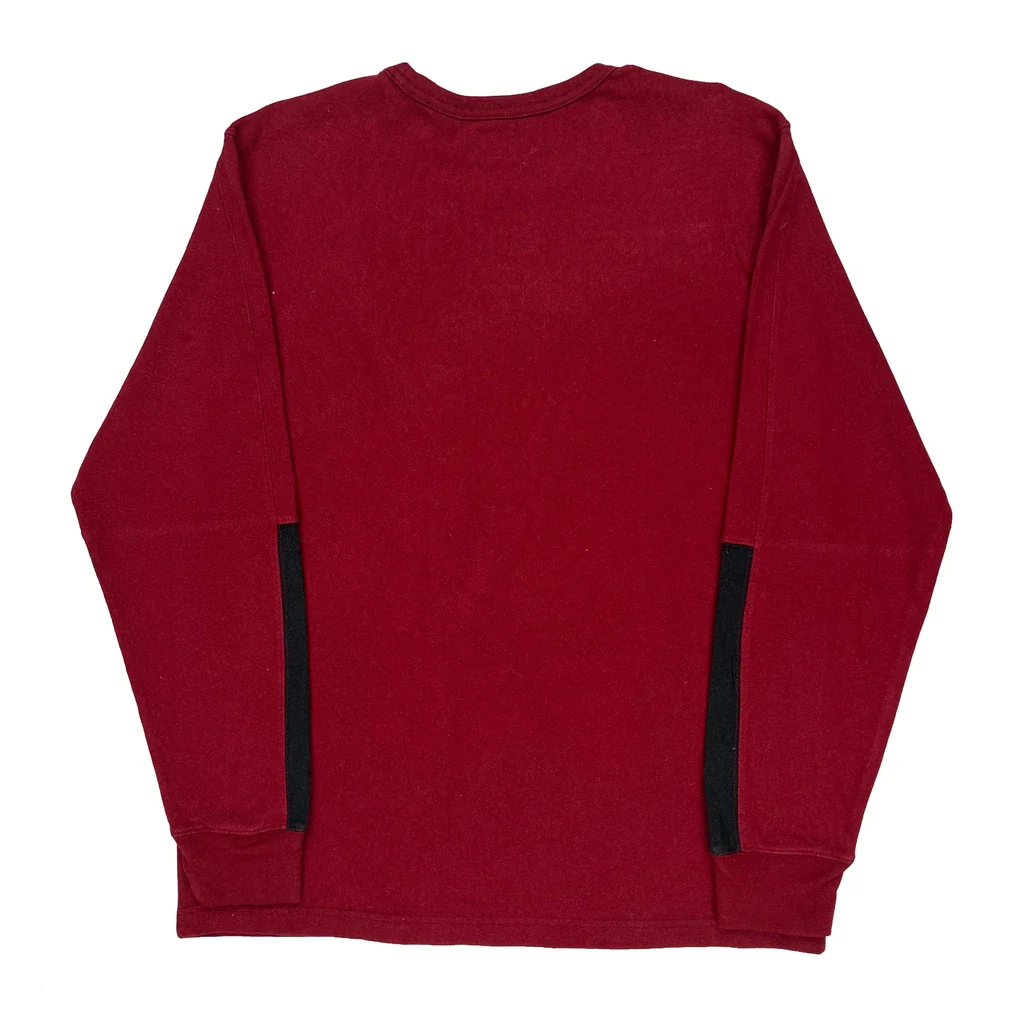 Levis Long Sleeve T-Shirt - Large Red Cotton - Image 2