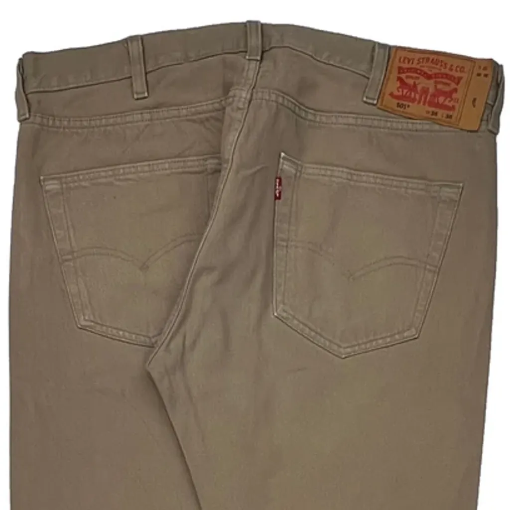 Levis Pants - 38W 35L Beige Cotton - Image 7