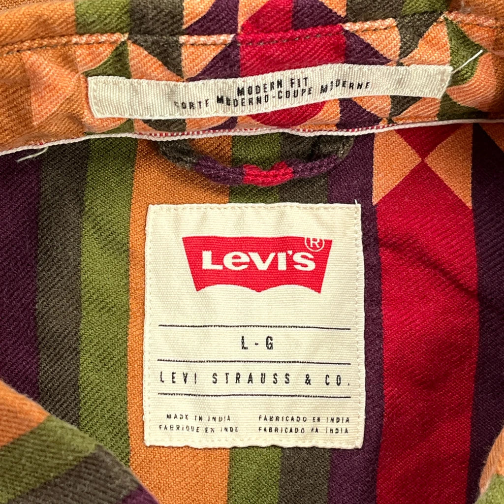 Levis Patterned Shirt - Large Multicoloured Cotton - Image 3