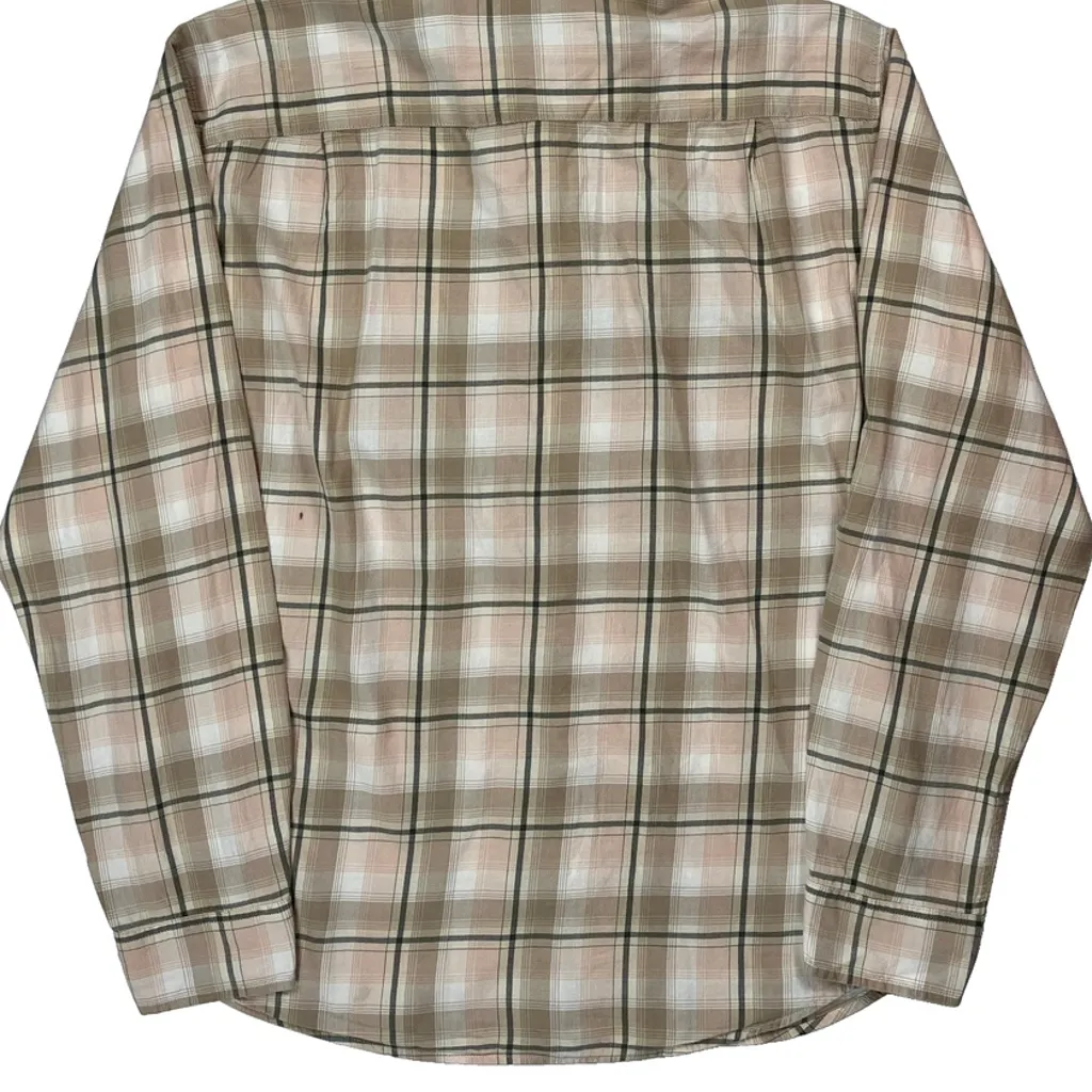 Levis Checked Shirt - Large Beige Cotton - Image 6