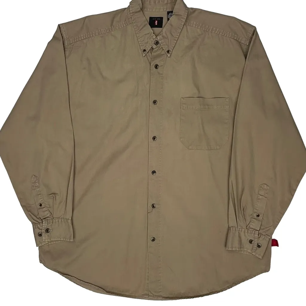 Levis Shirt - Large Beige Cotton - Image 5