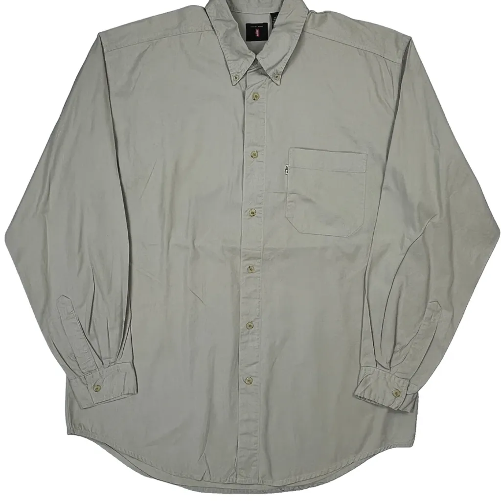 Levis Shirt - Large Beige Cotton - Image 5