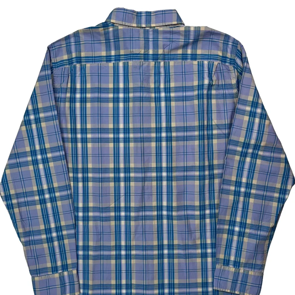 Levis Checked Shirt - Large Blue Cotton - Image 6