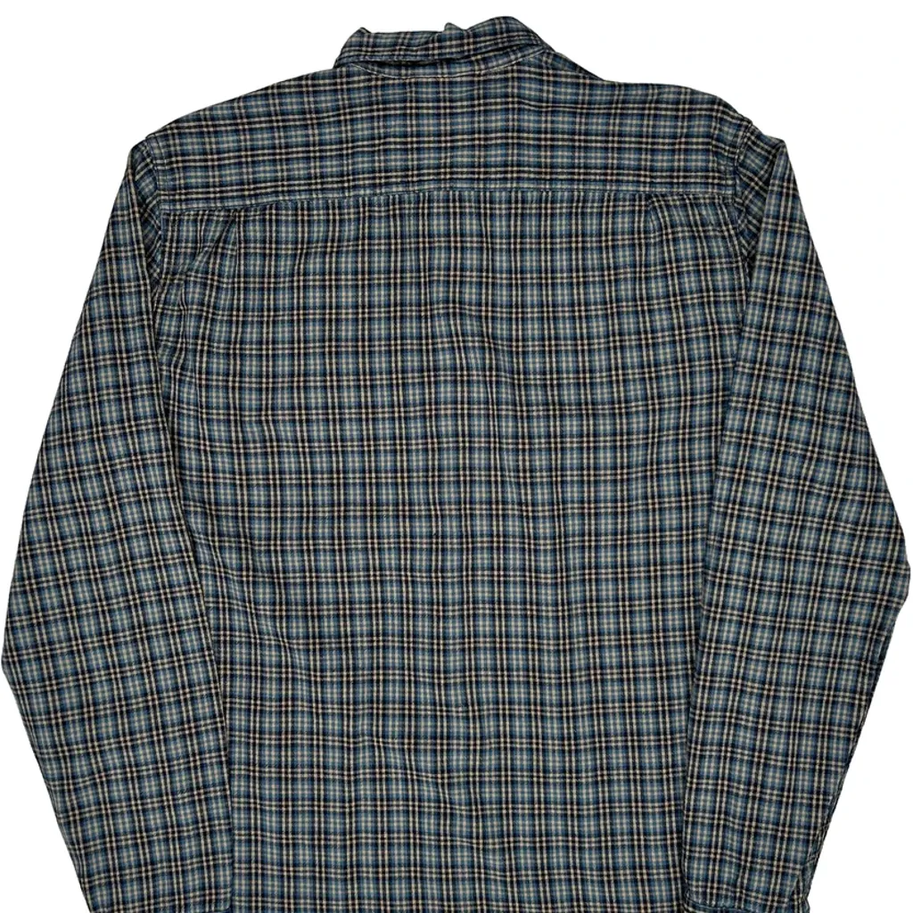 Levis Checked Shirt - Medium Blue Cotton - Image 6