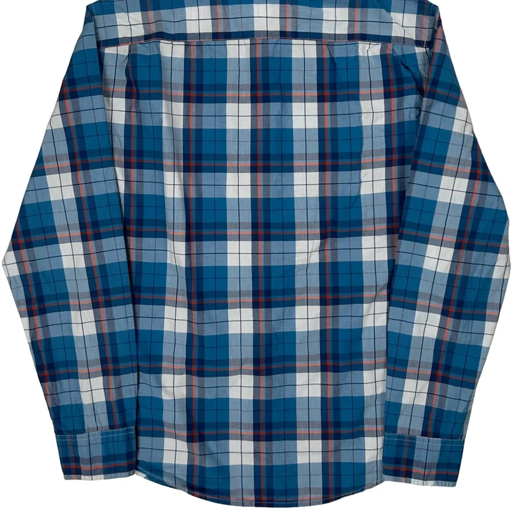 Levis Checked Shirt - Medium Blue Cotton - Image 6