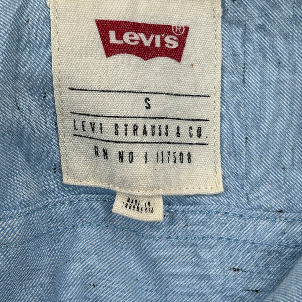 Levis Shirt - Small Blue Cotton - Image 3