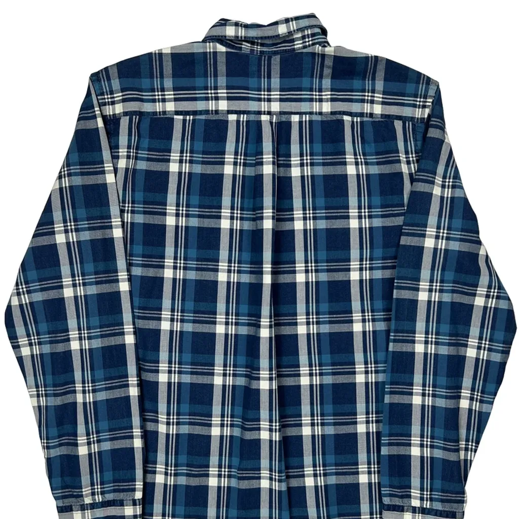 Levis Checked Shirt - XL Blue Cotton - Image 6