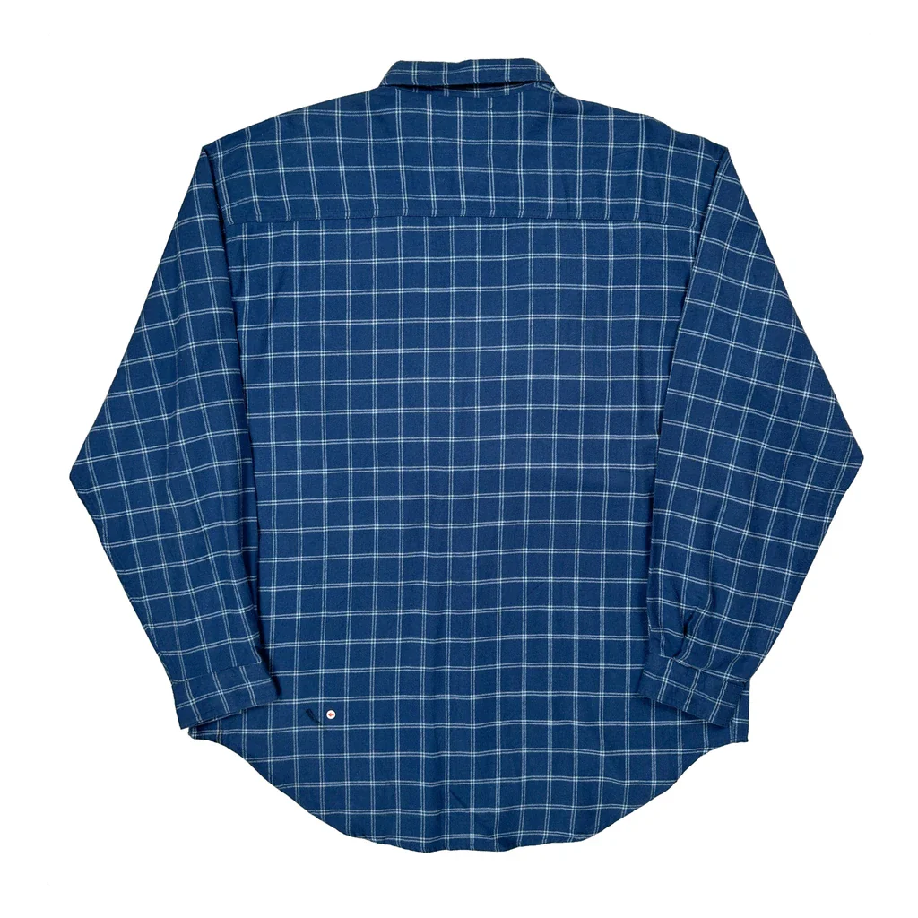 Levis Checked Shirt - XL Blue Cotton - Image 2