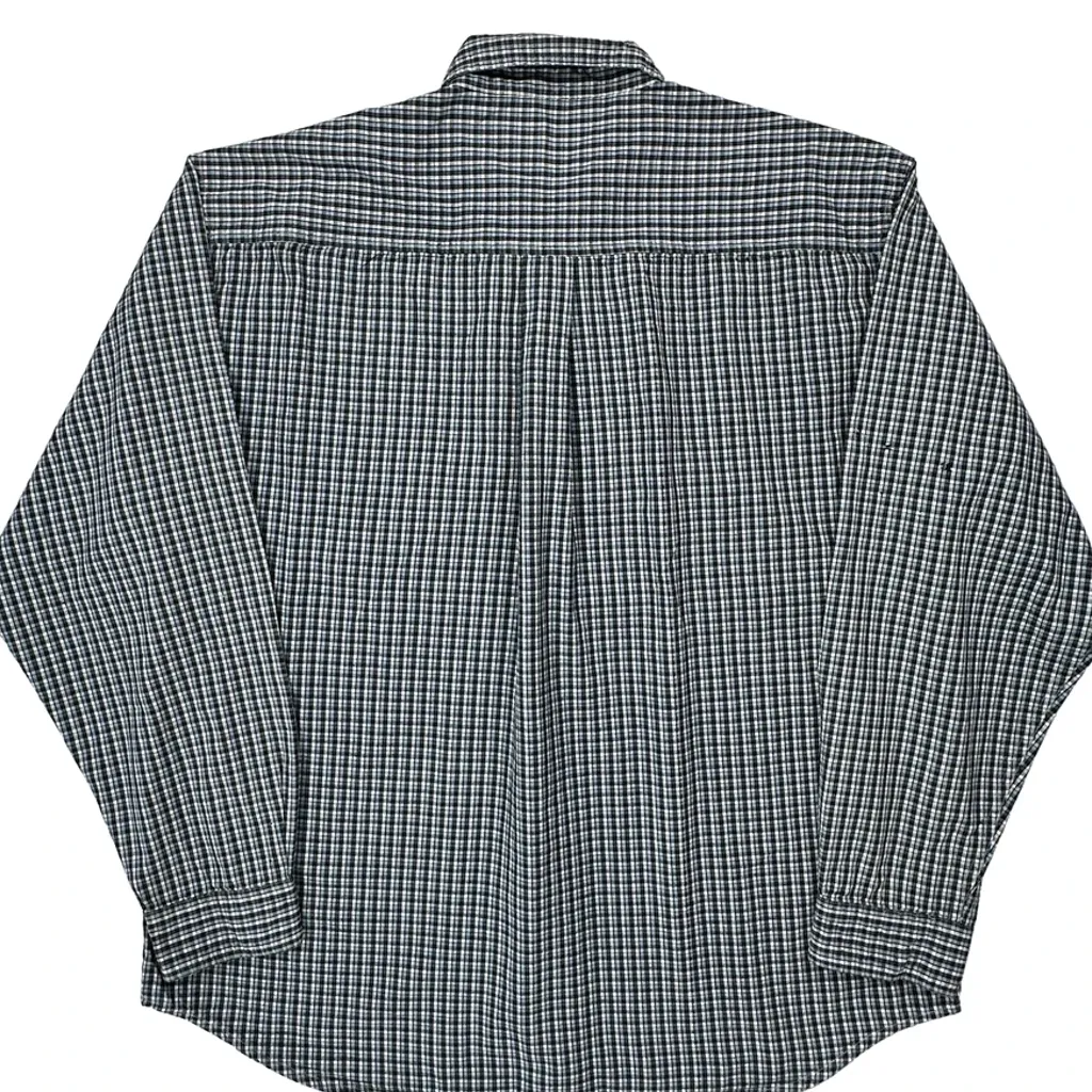 Levis Checked Shirt - XL Blue Cotton - Image 6