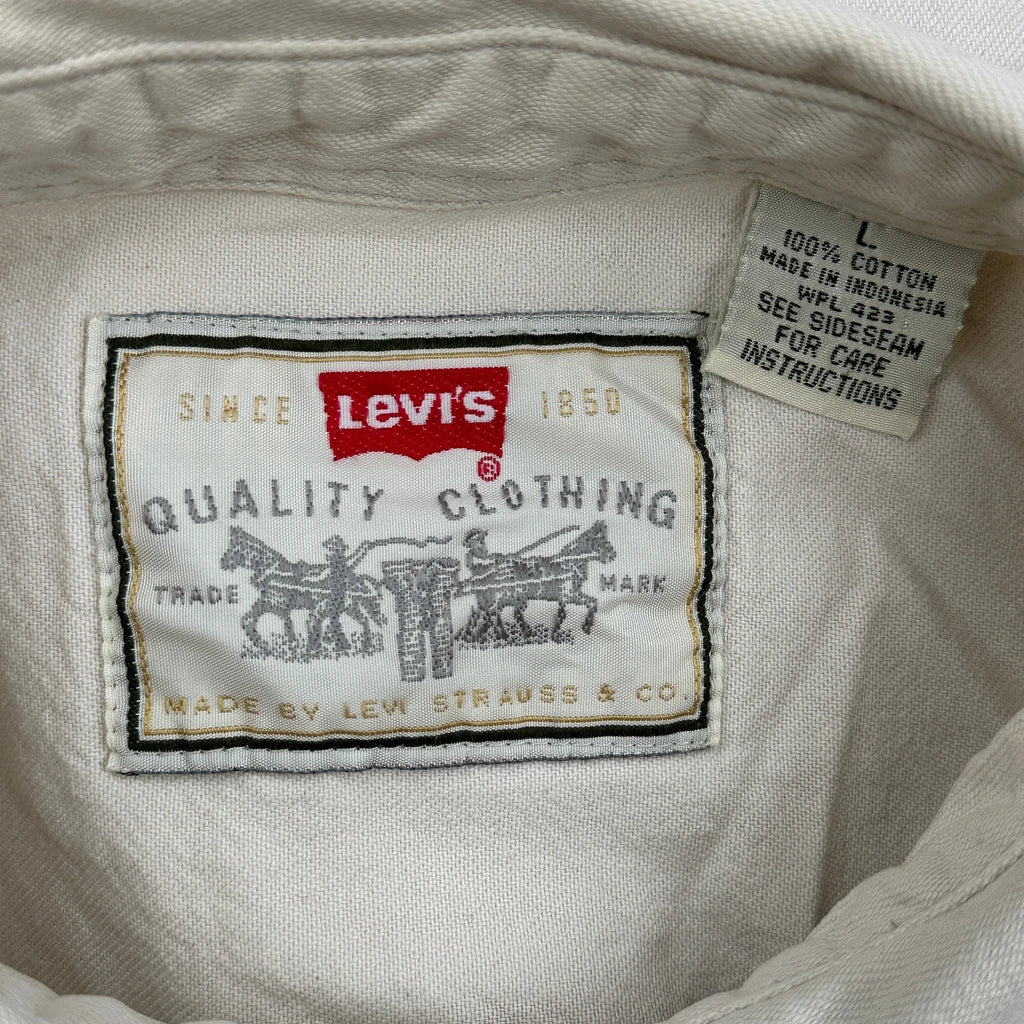 Levis Shirt - Large Cream Cotton - Image 3
