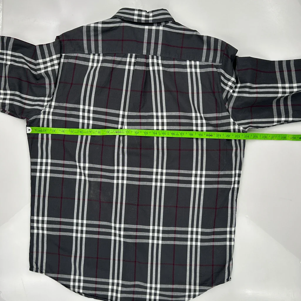 Levis Checked Shirt - XL Gray Cotton - Image 3