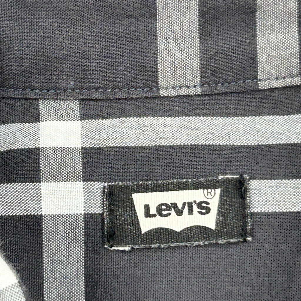 Levis Checked Shirt - XL Gray Cotton - Image 4