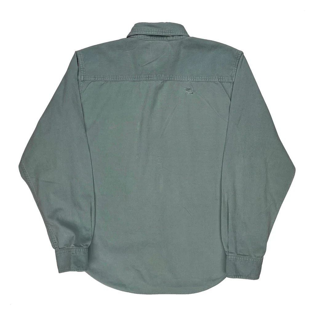 Levis Corduroy Shirt - Large Green Cotton - Image 2