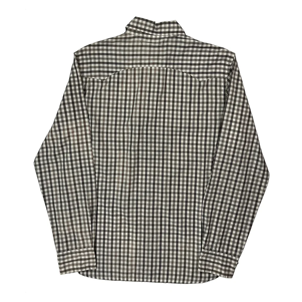 Levis Checked Shirt - Medium Grey Cotton - Image 2