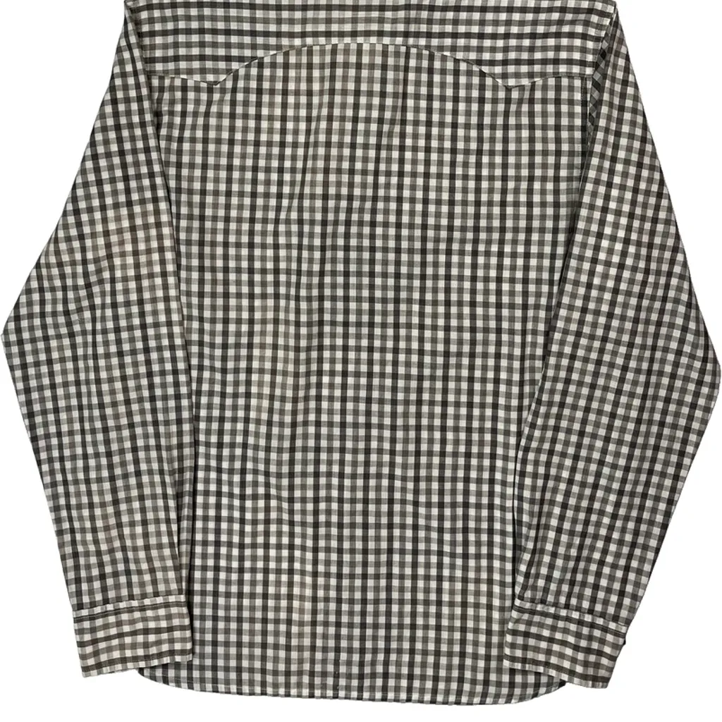 Levis Checked Shirt - Medium Grey Cotton - Image 7