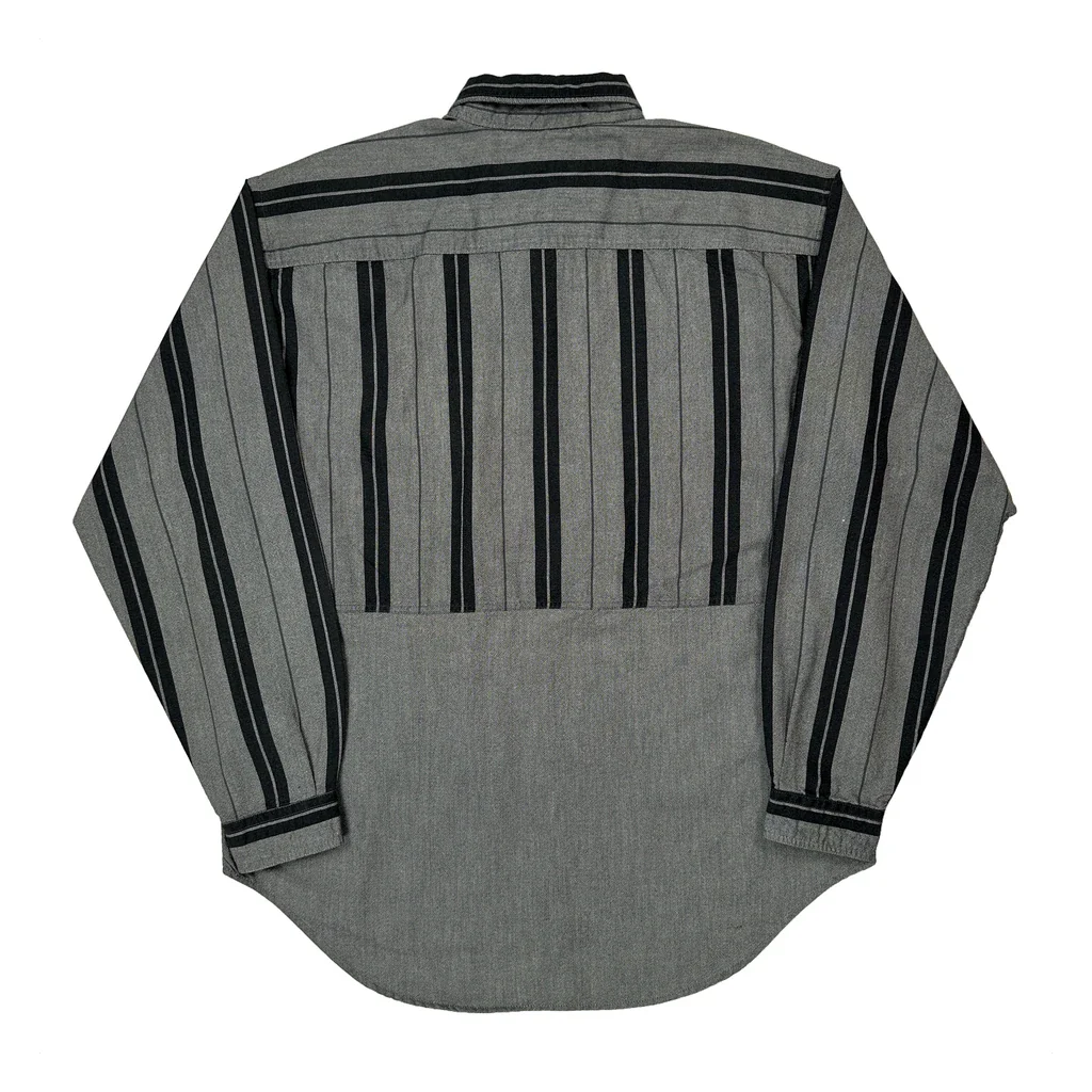 Levis Striped Shirt - XL Grey Cotton - Image 2