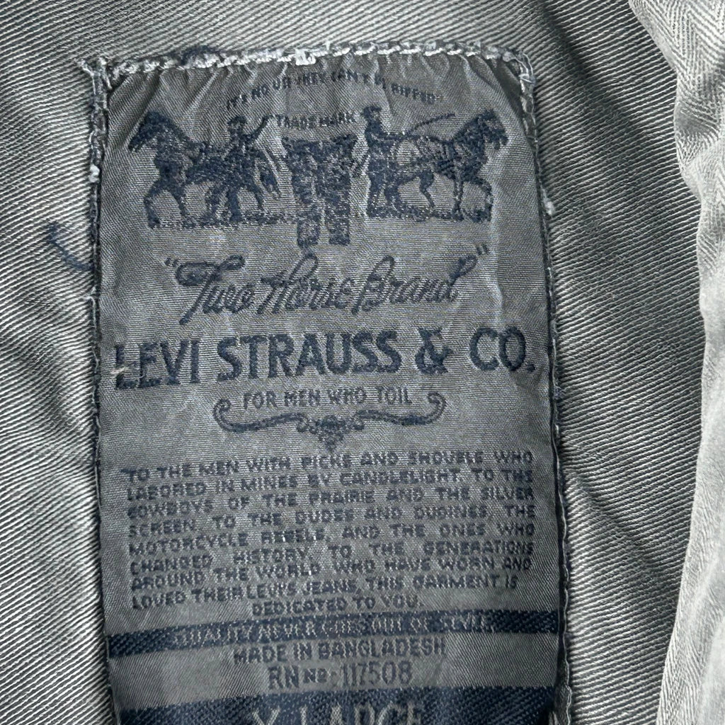 Levis Work Shirt - XL Grey Cotton - Image 3